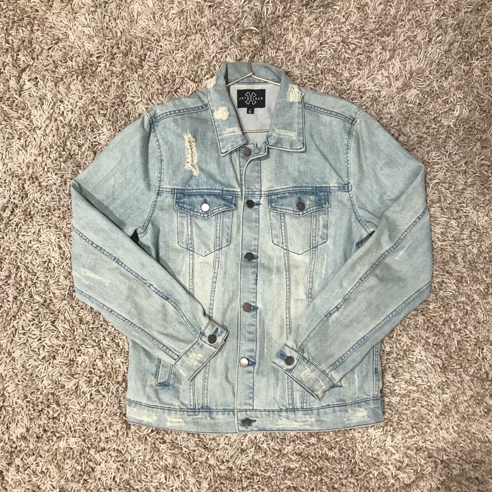 Lightwash Distressed Denim Jacket